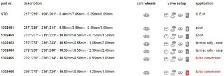 Arbres à cames Catcams pour Mini Cooper S R53