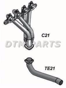 Collecteur d\'échappement inox Ford Escort 1,6l 16v 90cv