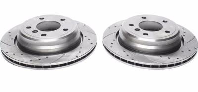 Disques arrières rainurés perçés 298x20mm pour BMW E39