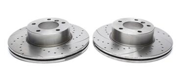 Disques avant rainurés perçés 300x22 mm pour BMW Série 1 F20