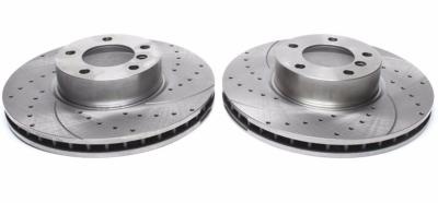 Disques avant rainurés perçés 324x30mm pour BMW E39