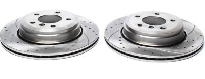 Disques avant rainurés perçés 328x30mm pour Jeep Grand Cherokee WJ, WG, WH, WK