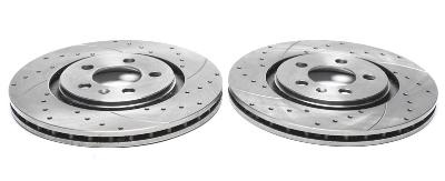 Disques avant rainurés perçés pour BMW 286x22