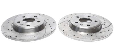 Disques de frein arrière rainurés perçés 286x12mm pour Audi TT 2l TFSI