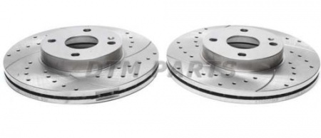 Disques de frein avant rainurés perçés 239x15mm pour VW Lupo 1.2l TDI