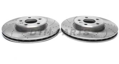 Disques de frein avant rainurés perçés 258x25 pour Toyota MR2 SW20