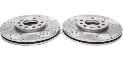 Disques de frein avant rainurés perçés 300x25mm pour Honda S2000