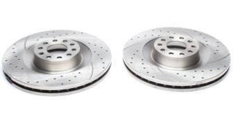 Disques de frein avant rainurés perçés 360x34 pour VW Phaeton / Audi A6 / A8