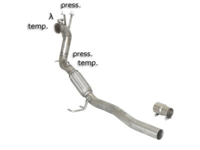 Downpipe + décata inox Ragazzon - VW Golf 6 1,6l TDI 105cv