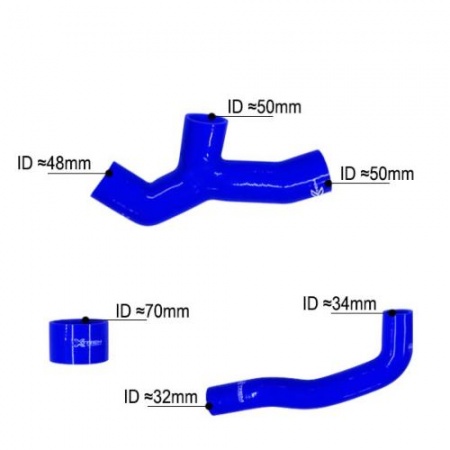 Durites de turbo en silicone renforcé pour Subaru Impreza WRX + STi (2006-2008)