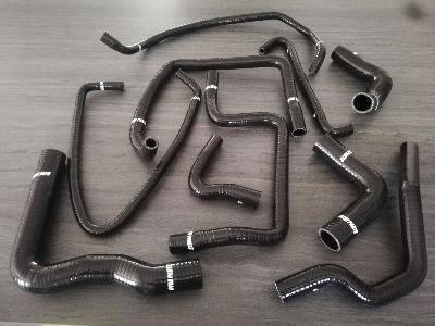 Durites silicone renforcée Peugeot 205 GTI 1600 / 1900 (noir)