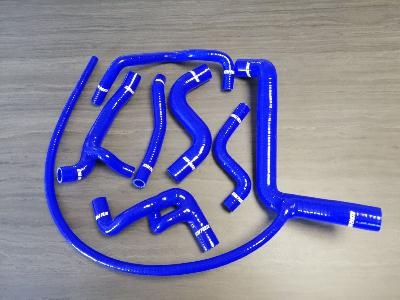 Durites silicone renforcées pour Volkswagen Golf 3 GTI 16v bleu