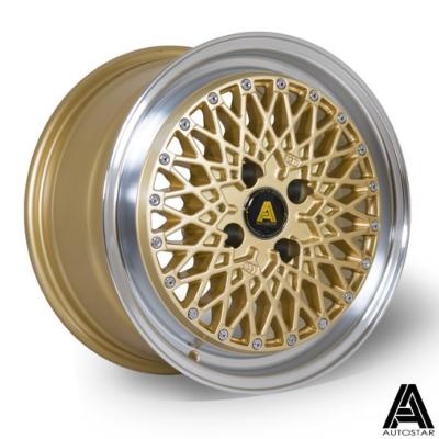 Jante alu Autostar Minus 17x8\  5x112 ET35, Or / bords polis