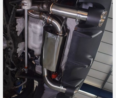 Ligne d\'échappement inox avec valves télécommandés Ford Focus RS mk3