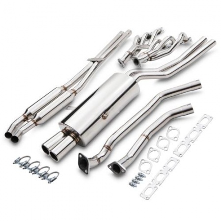 Ligne d\'échappement inox complète BMW E36 6 cylindres