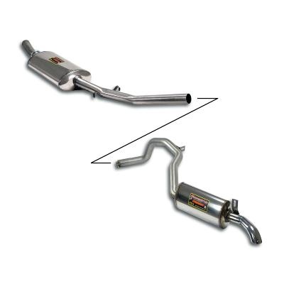 Ligne d\'échappement inox Supersprint Alfa Romeo GTV 1,6l / 1,8l / 2,0l