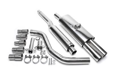 Ligne d\'échappement inox VW Polo 86C