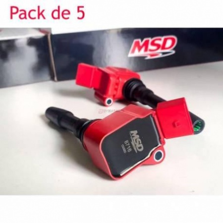 Pack de 5 bobines d\'allumage MSD pour Audi RS3 / TTRS