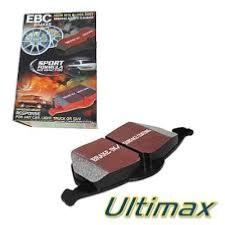 Plaquettes de frein arrière EBC Ultimax pour Lancia Delta HF Integrale 8v + 16v