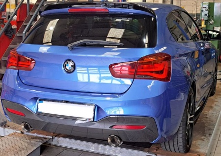 Suppression de silencieux arrière inox BMW 125d F20 sorties style M140i