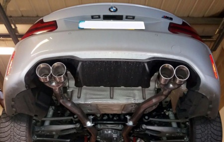 Suppression de silencieux arrière inox BMW M2 Competition F87