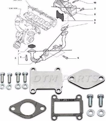 Suppression de vanne EGR pour Opel 1,9l Cdti 150 cv