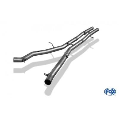 Tube intermédiaire d\'échappement inox BMW 645i - 650i E63 / E64